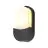D'Lite Applique Murale Atos ABS Noir | IP54 - Convient pour 1x E27 
