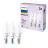 Lot 3x Philips Ampoule LED E14 Bougie Dépolie 3W 250lm - 827 Blanc Très Chaud
