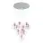 Eglo Suspension Luminaire Ariscani 2 Acier Chrome | Convient pour 10x E27