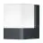 Ledvance Smart+ Wifi Wandlamp Kubus Donker Grijs Buiten 9.5W 500lm - 830 Warm Wit | RGBW - Dimbaar