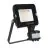 Ledvance LED Breedstraler Compact Zwart 20W 2000lm 100D - 840 Koel Wit | IP65 - Symmetrisch - Bewegings- en lichtsensor