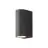 D'Lite Wandlamp Vossem Aluminium Zwart Up & Down| IP54 - Geschikt Voor 2x GU10