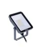 Philips LED Breedstraler Ledinaire BVP164 Grijs 20W 2200lm 110D - 830 Warm Wit | IP65 Symmetrisch