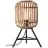 Brilliant Lampe De Chevet Boisrow Métal Bambou Brun | Convient pour 1x E27