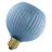 Osram Decor LED Lamp Bleu Verre LED E27 Globe Dépolie 3.5W 300lm - 827 Blanc Très Chaud | Équivalent 25W