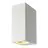 D'Lite Applique Murale Vrebos Long  Aluminium Blanc Noir Up & Down | IP56 - Convient Pour 2x GU10