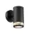 Nordlux Birk Applique Murale Aluminium Noir | 90mm - IP44 - Convient pour GU10