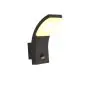 Ansell LED Wall Light Senza Graphite 6W 410lm - 830 Warm White | IP54 - Motion and Light Sensor