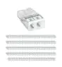 Lot 100x Wago 2273-202 Bornes de raccordement à levier Compact | 2 Câble connexion - 